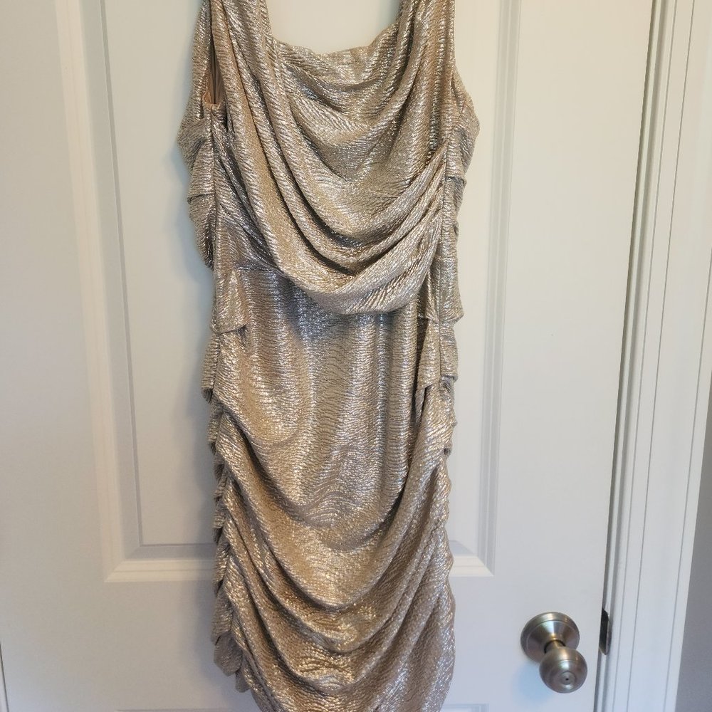 Gold Foil Express Party Dress - Size 4